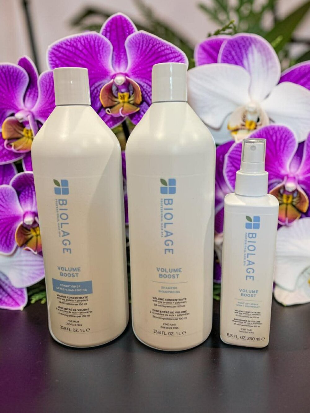 Biolage Volume Boost Shampoo Conditioner 33.8 oz & Volume Boost Lift Spray 8.5 o